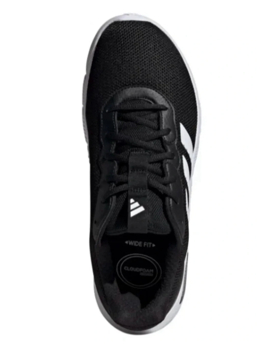 Adidas Men’s Cloudfoam Flex Black & White Athletic Running Shoes